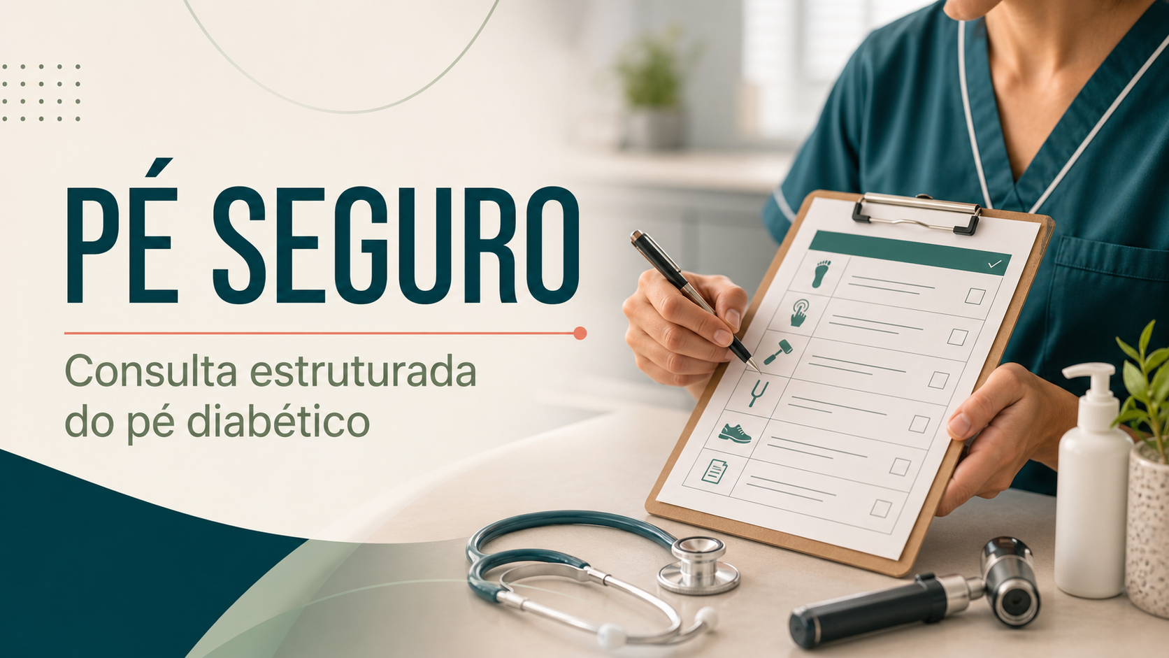 Programa PÉ SEGURO, consulta estruturada do pé diabético
